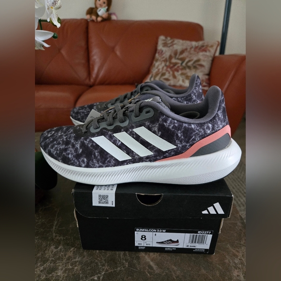 adidas Shoes - Adidas Women's Gray and White Running Shoes